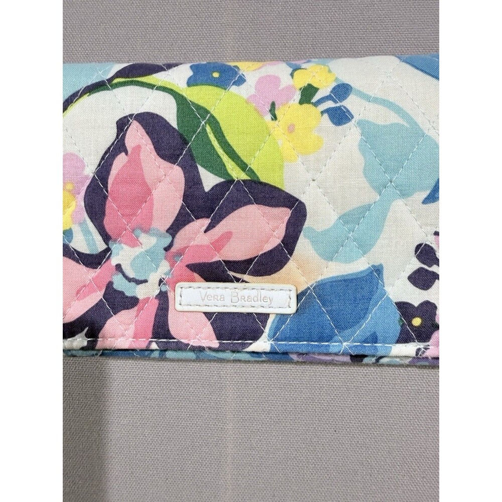Vera Bradley Crossbody Wristlet Marion Floral Pattern RFID Wallet